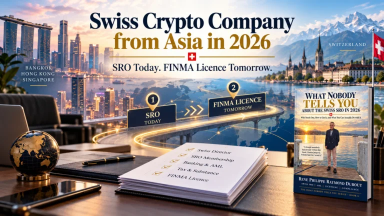 Setting Up a Swiss Crypto Company from Asia in 2026: SRO Today, FINMA Licence Tomorrow