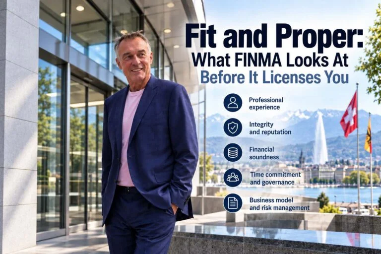 Fit and Proper: What FINMA Looks At Before It Licenses You