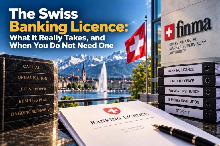 The Swiss Banking Licence: What It Really Takes, and When You Do Not Need One