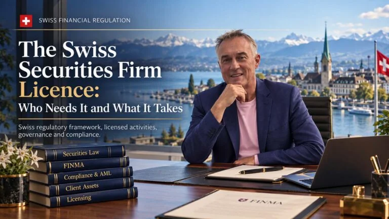 The Swiss Securities Firm Licence: Who Needs It and What It Takes