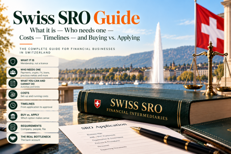 Swiss SRO Licence 2026: Requirements, Cost, Timeline — Apply or Buy?