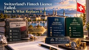 Switzerland’s Fintech Licence Failed. Here Is What Replaces It.