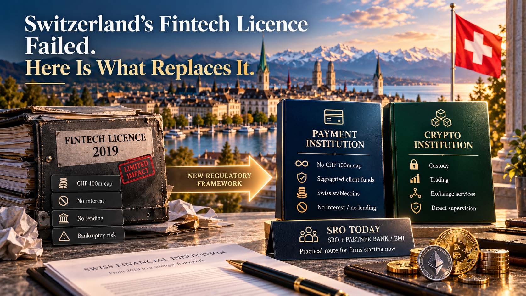 Switzerland’s Fintech Licence Failed. Here Is What Replaces It.