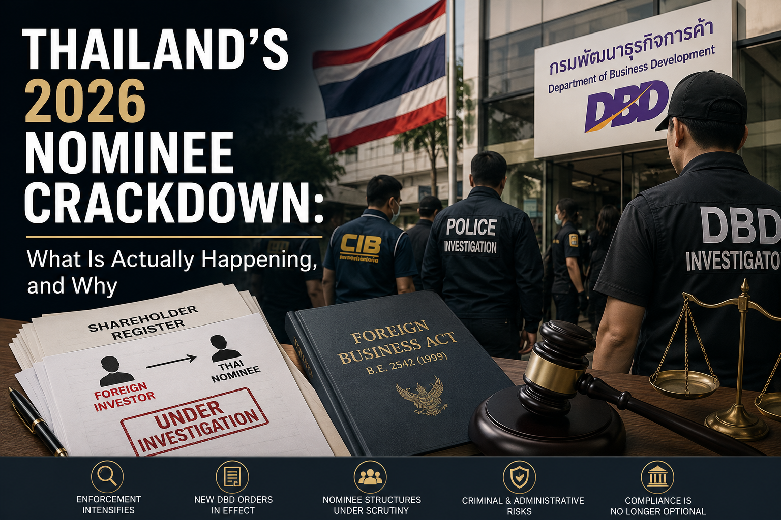 Thailand's Nominee Crackdown a Clear Legal Case with Economic Consequences