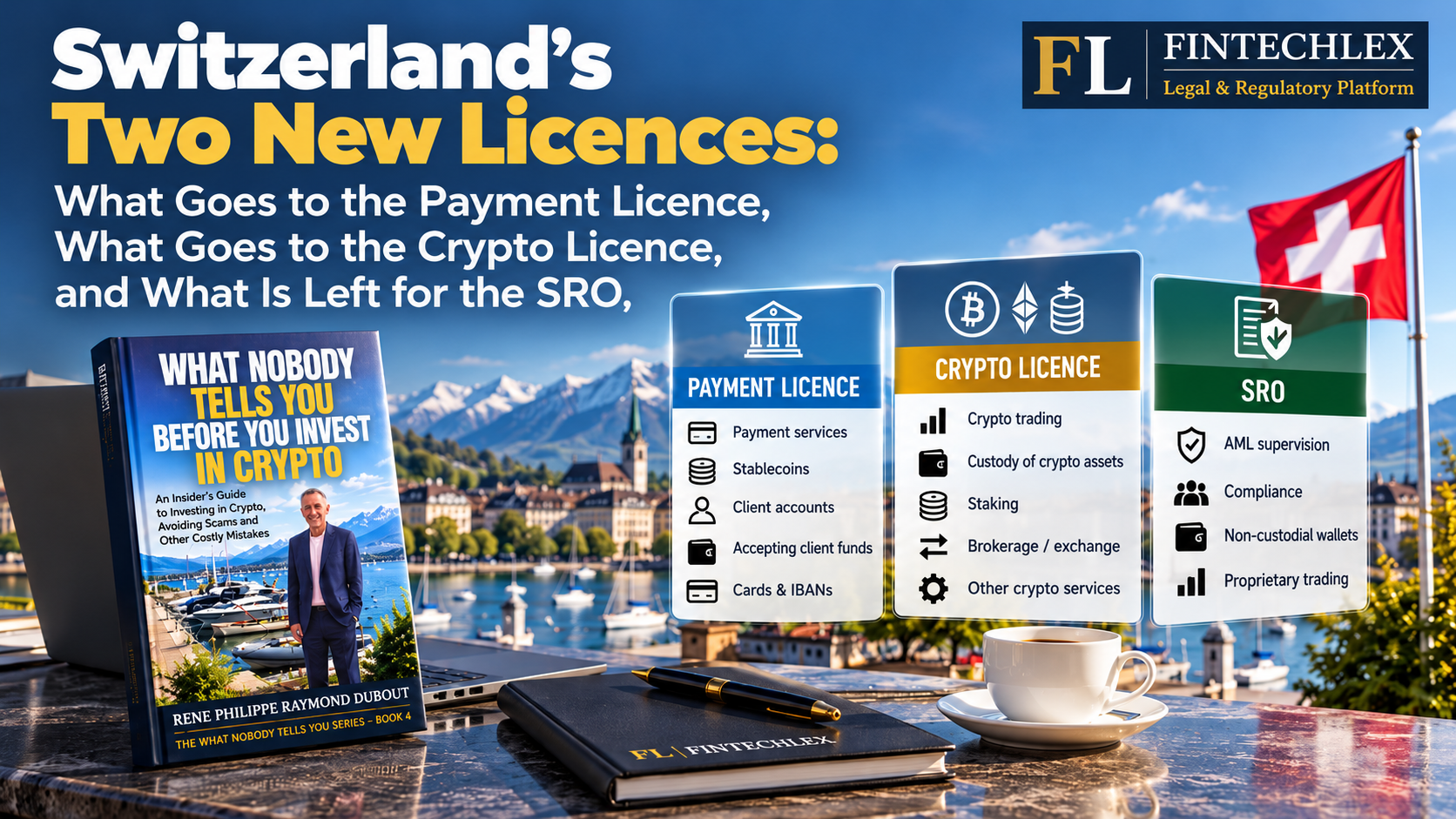 Switzerland’s Two New Licences: What Goes to the Payment Licence, What Goes to the Crypto Licence, and What Is Left for the SRO