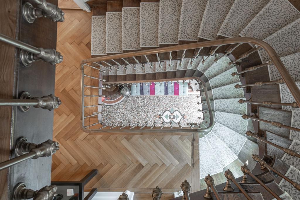 Architectural staircase detail