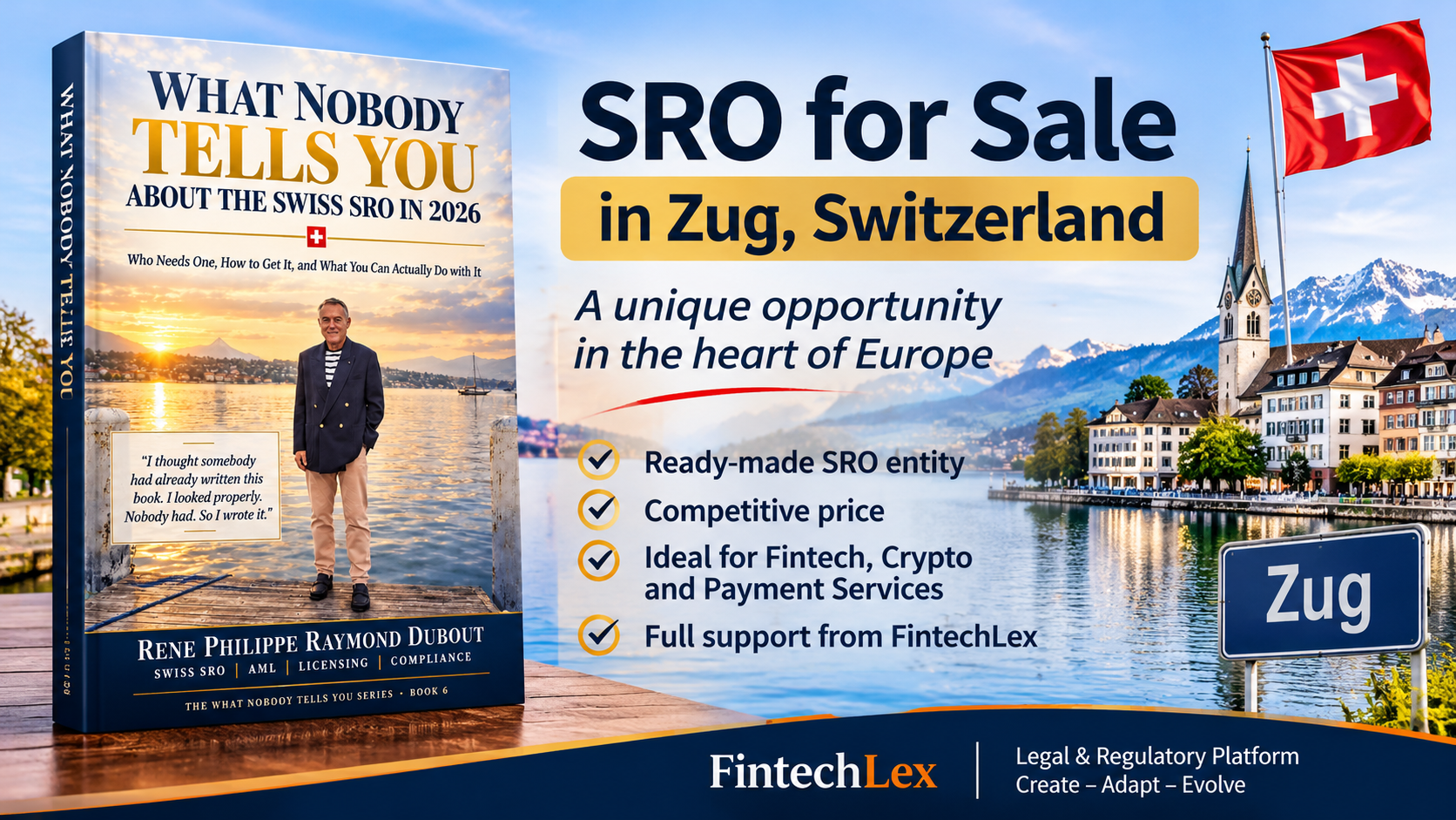 Swiss SRO company for sale in Zug: SO-FIT member, crypto/VASP-ready, with payment accounts pre-opened – FintechLex