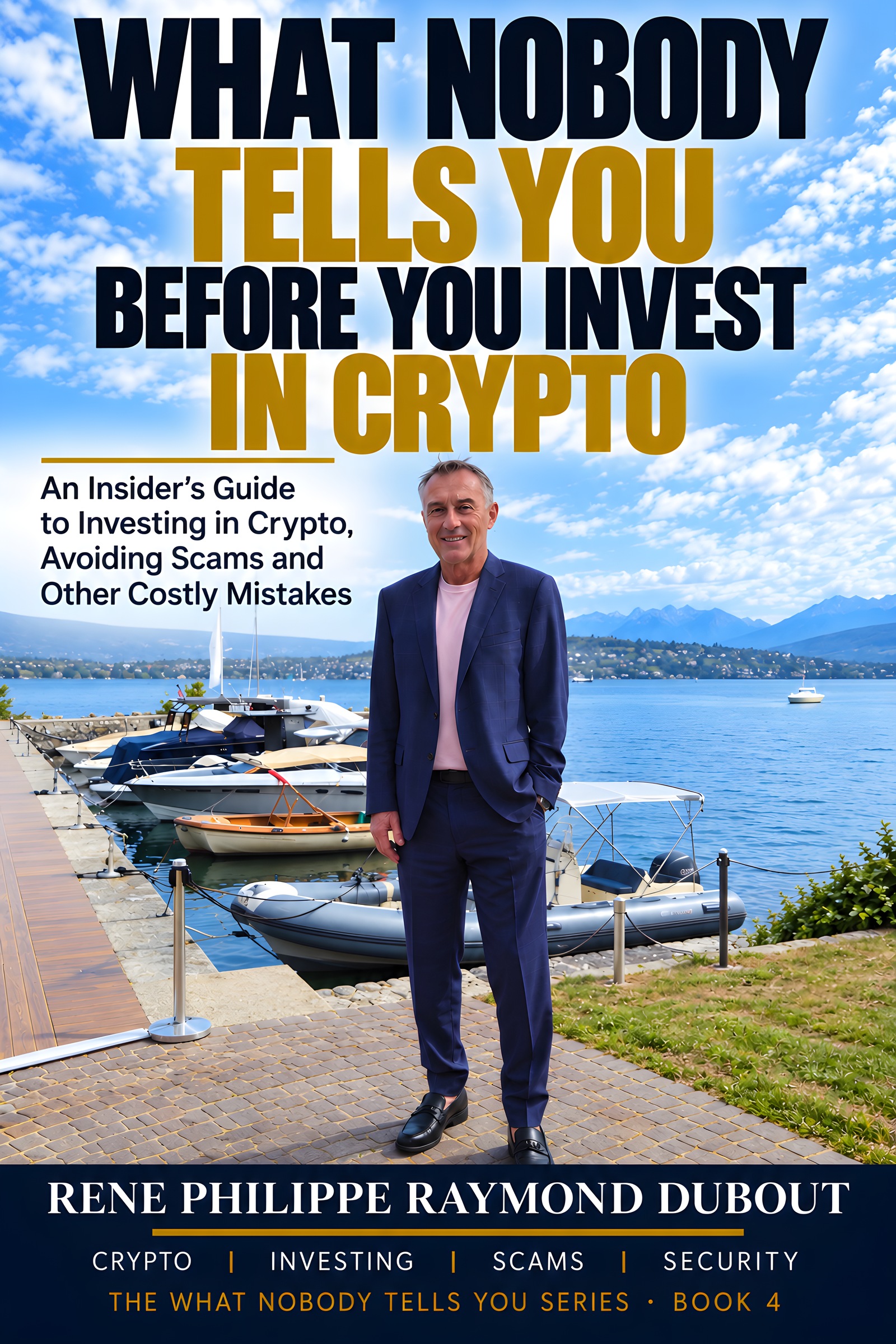 ปกหนังสือ What Nobody Tells You Before You Invest in Crypto