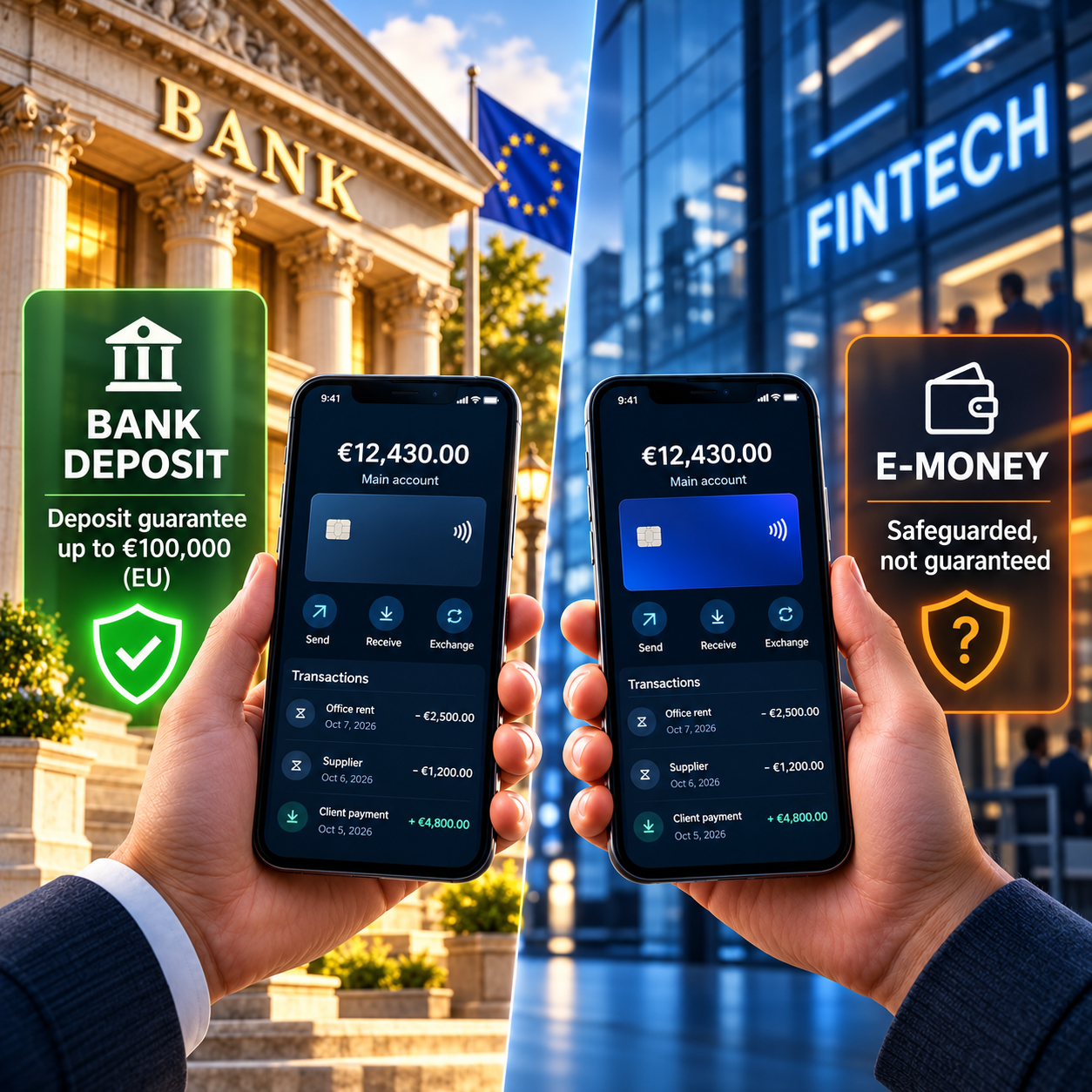 Deposit or E-Money? What Happens to Your Money If Your Fintech Fails