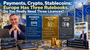 EMI, MiCA and Stablecoin Licences in Europe: Three Regimes, and What PSD3 Changes