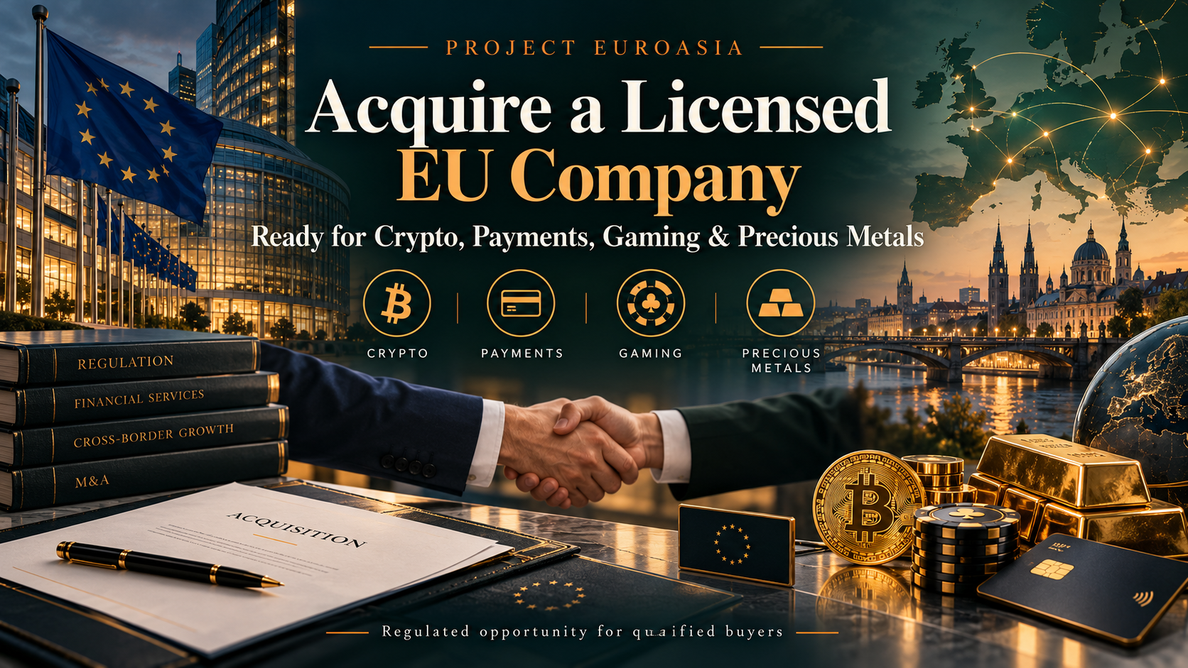 Licensed Payment Company for Sale in Europe: An Acquiring Licence, Ready to Operate